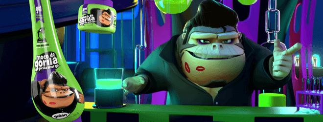 Gorilla Earwax Design Character & 3D Animation